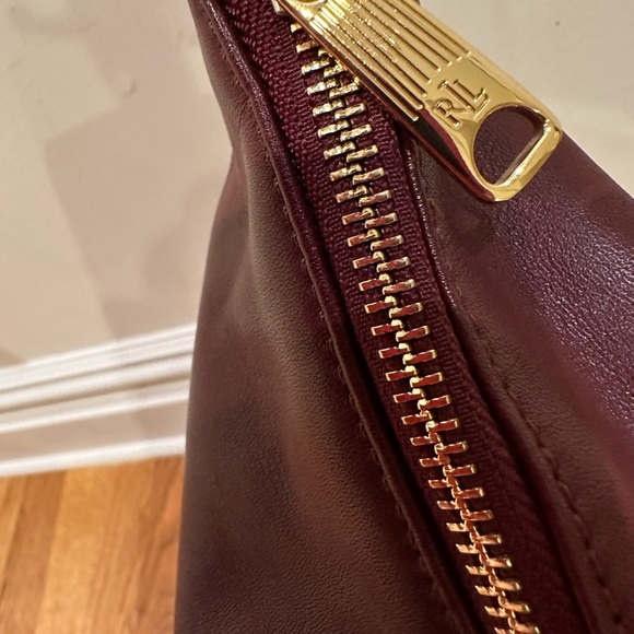 Lauren by Ralph Lauren  Dark Maroon Hobo bag - Picture 7 of 15